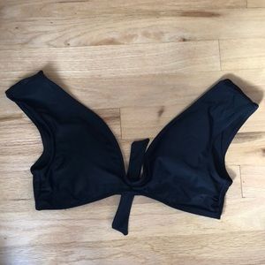 Black swim top